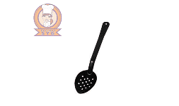 Cucharas de policarbonato perforada