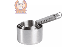 Tazas medidoras de acero inoxidable