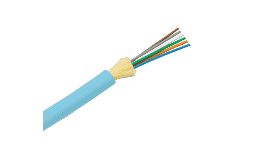 Cable PANDUIT FODRX06Y de distribución de fibra vertical multimodo resistente al fuego, 6 fibras, núcleo de 50 um