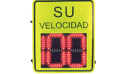 Radares de velocidad de 3 dígitos ACCESSPRO X-RADAR1 Detección de Exceso de Velocidad