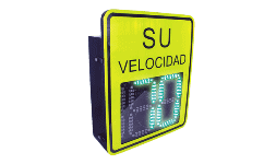 Radares de velocidad de 3 dígitos ACCESSPRO X-RADAR1 Detección de Exceso de Velocidad