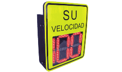 Radares de velocidad de 3 dígitos ACCESSPRO X-RADAR1 Detección de Exceso de Velocidad