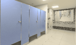 Mamparas para baños públicos - Sanilock Mamparas para Sanitario