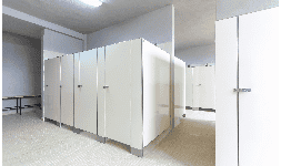 Mamparas para sanitarios públicos de lámina galvanizada bonderizada Sanilock