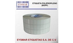 Etiquetas Autoadheribles Polipropileno Blanco BOPP