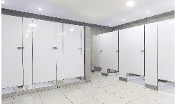 Mamparas sanitizantes color blanco
