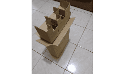 Cajas de carton corrugado sencillo kraft