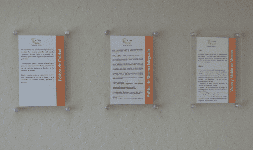 Letreros publicitarios en panel de aluminio