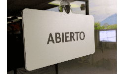 Letreros publicitarios colgantes 2 caras