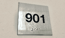 Señalizacion de seguridad Braille