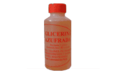 Glicerina azufrada para suavizar la piel maltratada