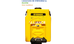 Regaderas y lavaojos industriales - Alliance Safety
