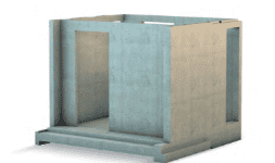 Encofrados de hormigón flexible para piezas modulares