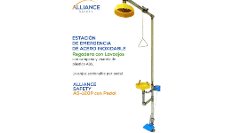 Regaderas con lavaojos - Alliance Safety