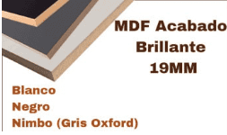 Mdf acabado brillante