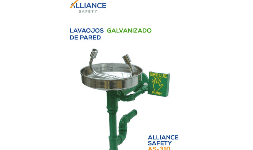 Lavaojos de emergencia - Alliance Safety