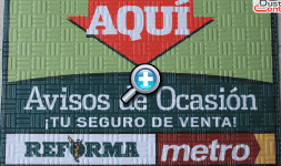 Tapete de entrada impreso y personalizado de uso rudo