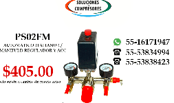 Presostatos Automáticos con manifuld y accesorios