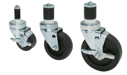 Ruedas giratorias con vástago expandible Duraglide