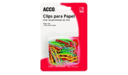 Articulos de papeleria clip de colores