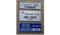 Placas grabadas para almacén