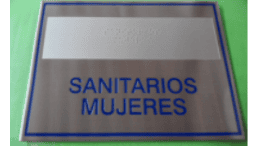 Placas grabadas para invidentes
