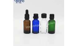 Botellas de vidrio cosmético