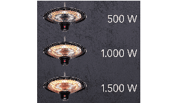 Calefactores de ambiente de techo IR 1500 SC