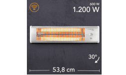 Calefactores de ambiente de radiación infrarroja IR 1200 S