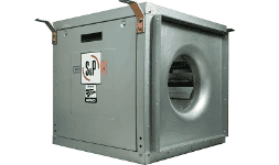 Ventiladores centrifugos industriales cuadrado en línea