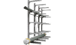 Racks cantiléver para almacenar tubería