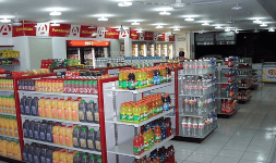 Estantería metálica para tiendas de autoservicio  