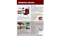 Aislamiento acustico en bloques flexibles