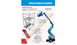 Andamios y Renta de Equipo de Elevacion