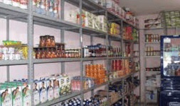 Anaqueles para tiendas de abarrotes 