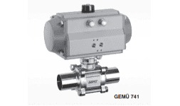 Valvula de bola GEMU 741 Sanitary