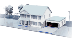 Drenaje de agua residencial