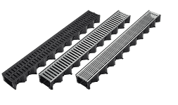 Drenaje de agua de trinchera para oficinas