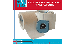 Etiquetas Autoadheribles Polipropileno Transparente BOPP