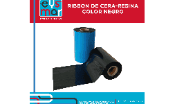 Ribbon de Cera-Resina Negro