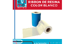 Ribbons de Resina Blanco