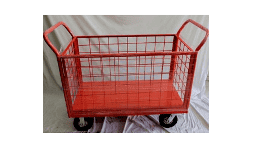 Carritos de carga tipo jaula con compuerta desmontable