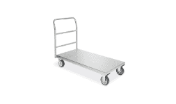 Carros plataforma en acero inoxidable