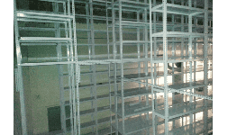 Estanteria a doble nivel para almacen