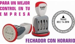 Sellos fechadores autoentintables