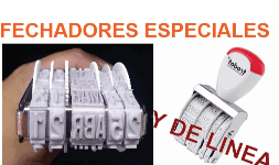 Sellos fechadores autoentintables