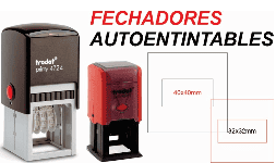Sellos fechadores autoentintables