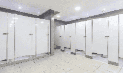 Mampara para sanitario modelo estándar 4200 antigraffiti