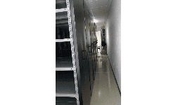 Estanteria deslizable con carros