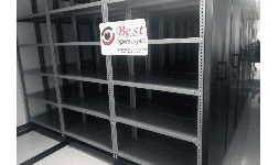 Estantería móvil para cargas ligeras por nivel